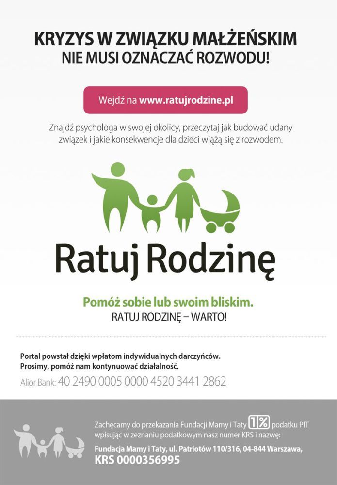 Ratuj rodzinę Plakat